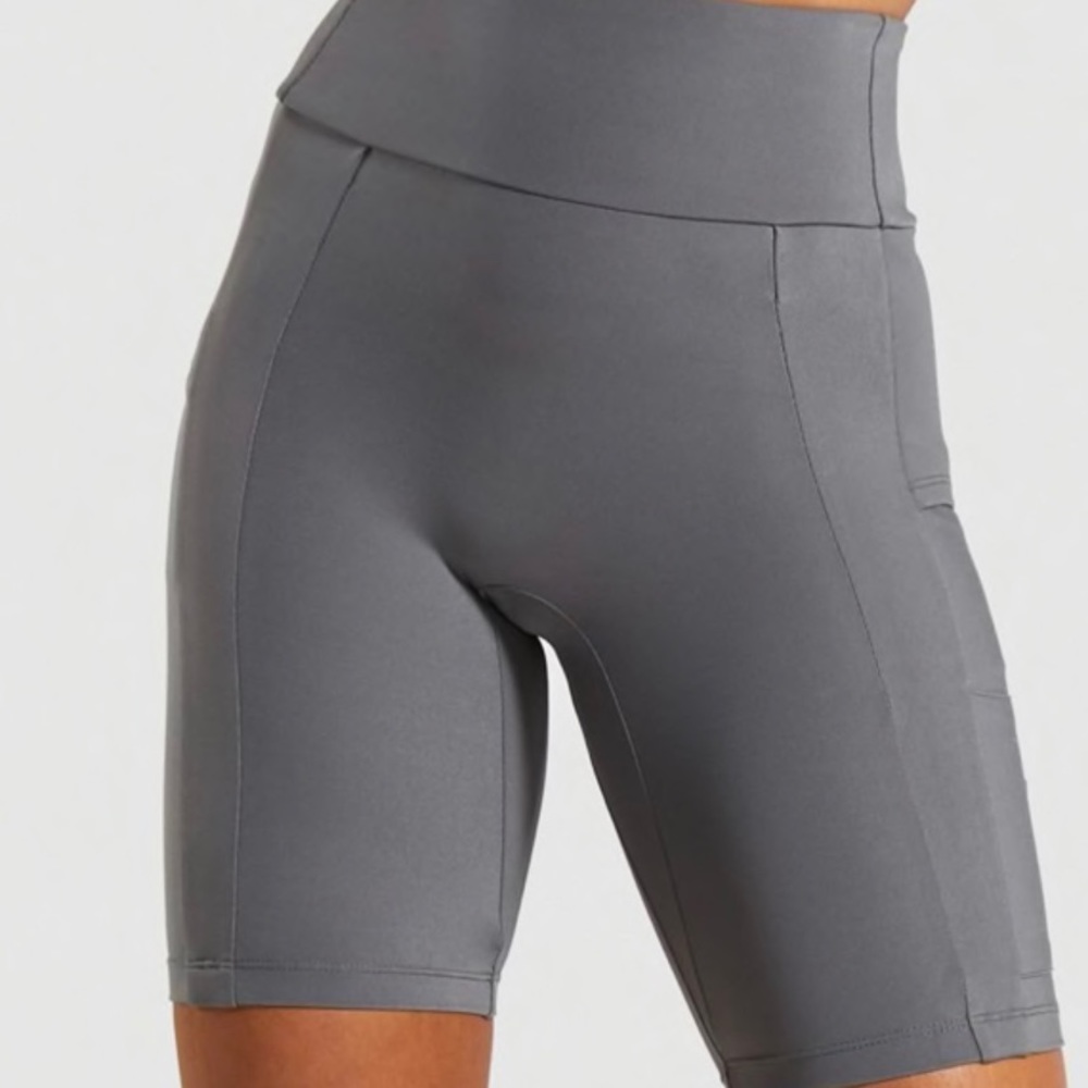 Grey gymshark non stop cycling shorts
